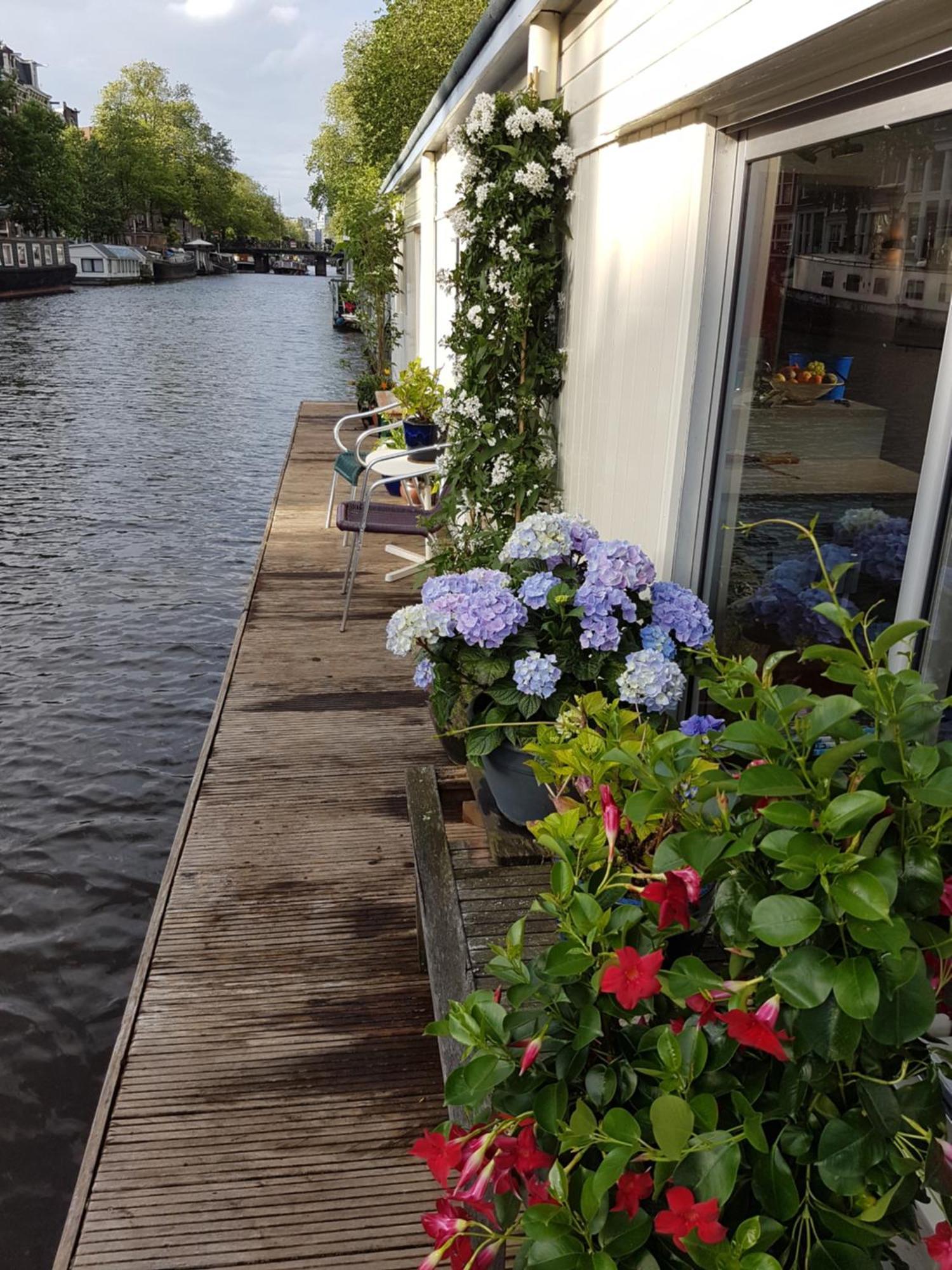 Pantheos Top Houseboat Amsterdam Buitenkant foto
