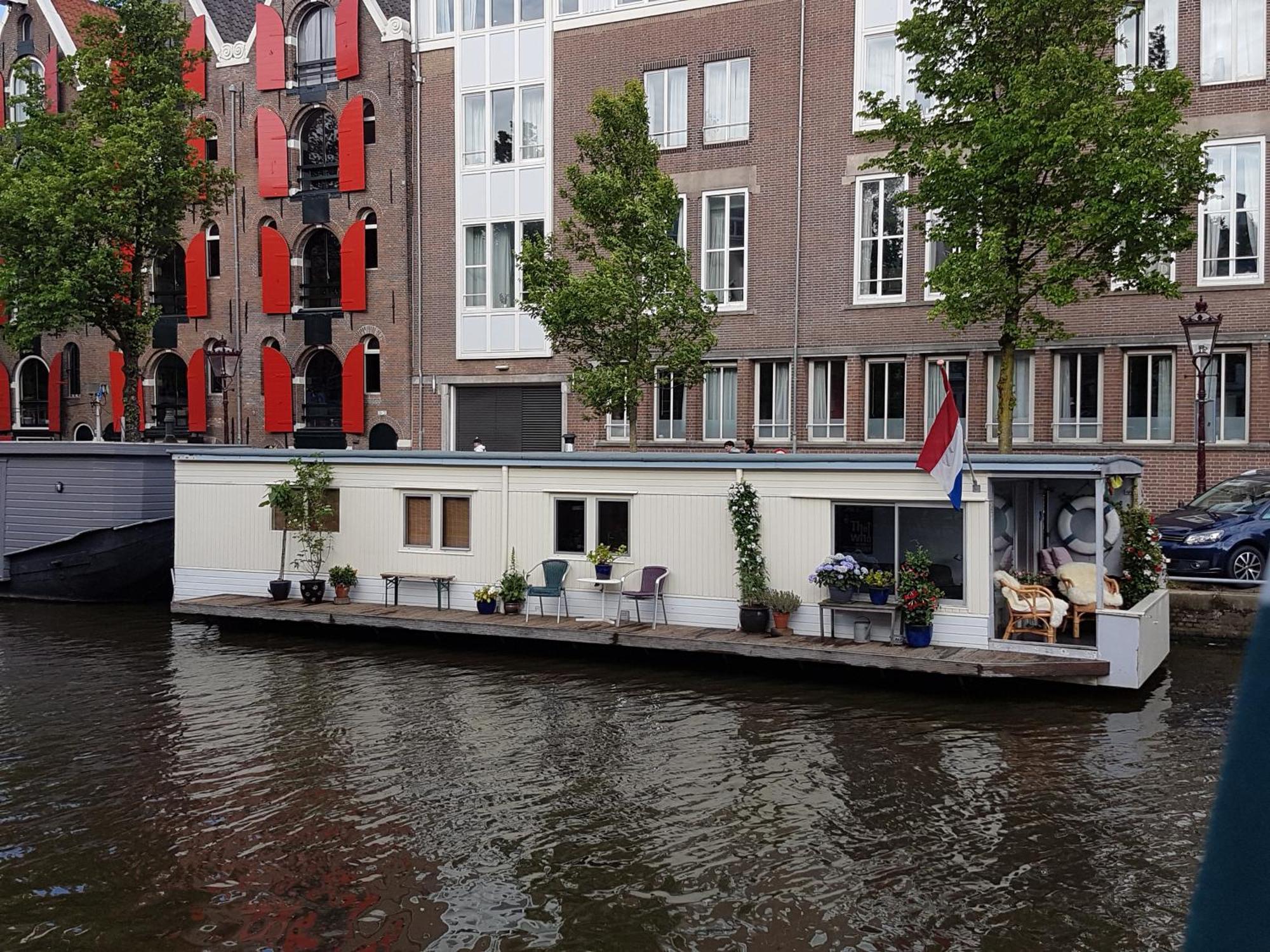 Pantheos Top Houseboat Amsterdam Buitenkant foto